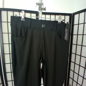 RAMMUS NWT Women's Black Dress Pants Stretch Slacks Bootcut Size Medium